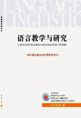 《語(yǔ)言教學(xué)與研究》封面